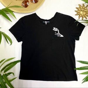 T-rex Cropped Tee